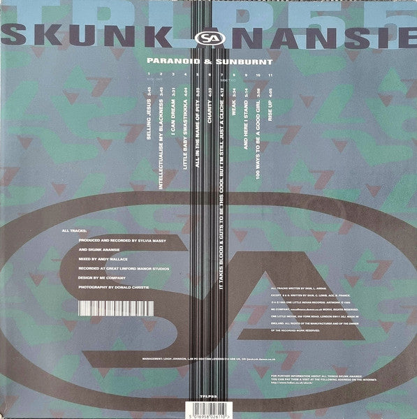 Release: Paranoid & Sunburnt-Vinyl-UK-1995-tplp55-7827407