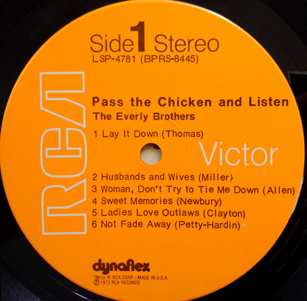 Master Release: Pass The Chicken And Listen by Everly Brothers