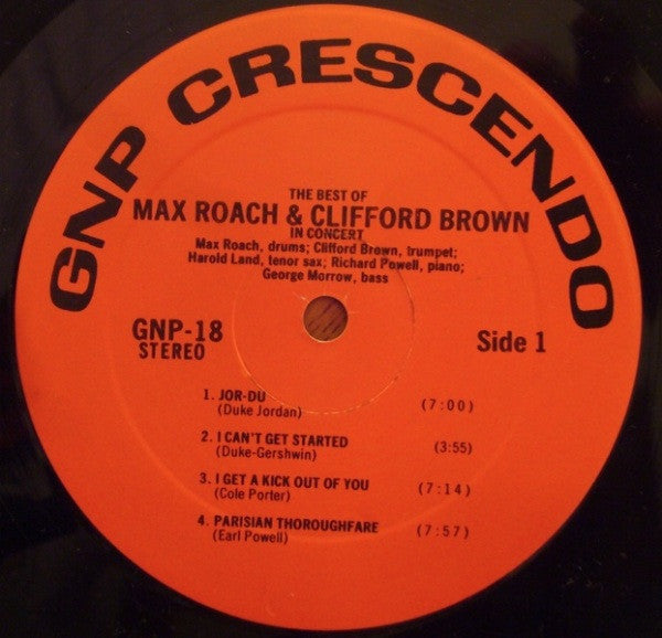 The Best Of Max Roach And Clifford Brown In Concert