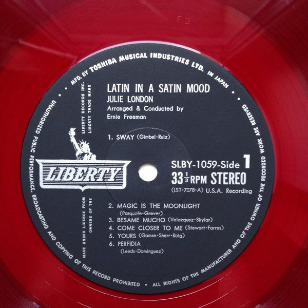 Julie London Sings Latin In A Satin Mood