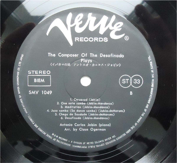 The Composer Of Desafinado, Plays