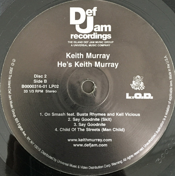 He's Keith Murray
