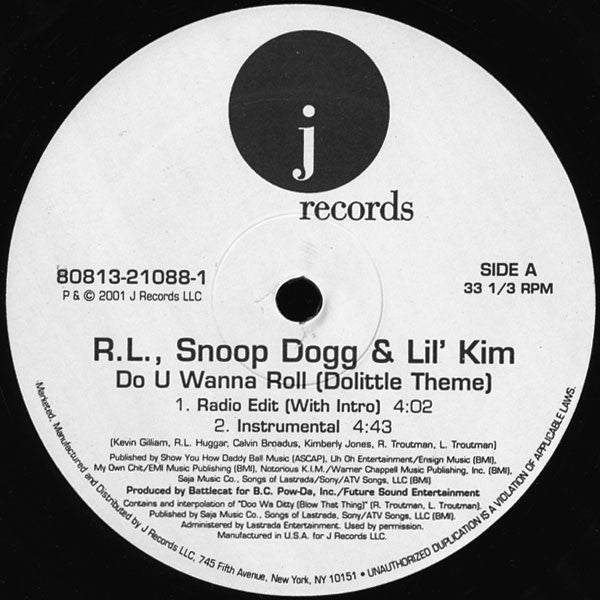 Release: Do U Wanna Roll (Dolittle Theme)-Vinyl-US-2001-80813-21088-1009738