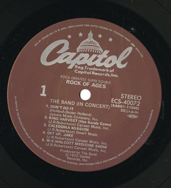 Rock Of Ages: The Band In Concert