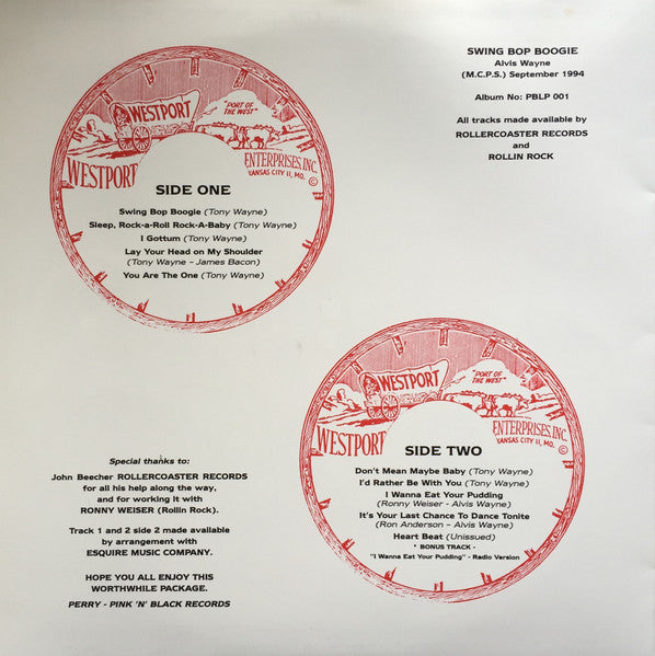 Release: Swing Bop Boogie-Vinyl-UK-1994-PBLP 001-4627291