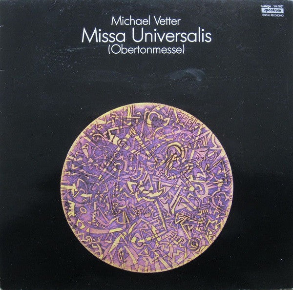 Release: Missa Universalis (Obertonmesse)-Vinyl-Germany-1985-SM 1051, SM 1051-2669445