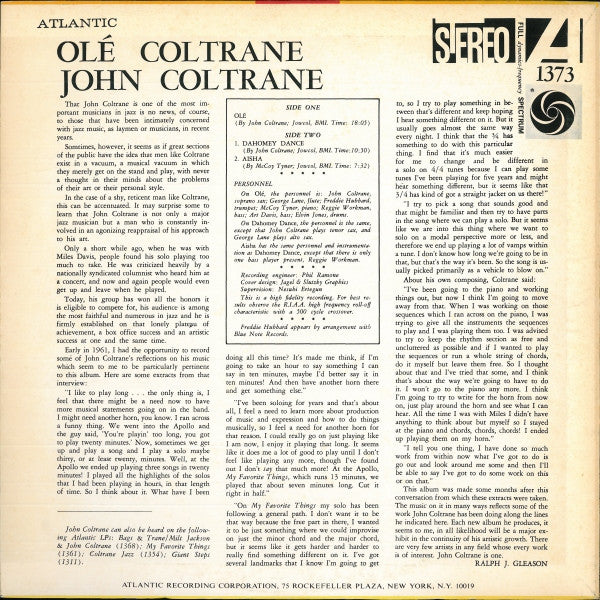 Olé Coltrane