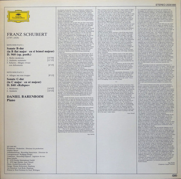 Master Release: Sonates Pour Piano D.960 et D.840 by Franz Schubert