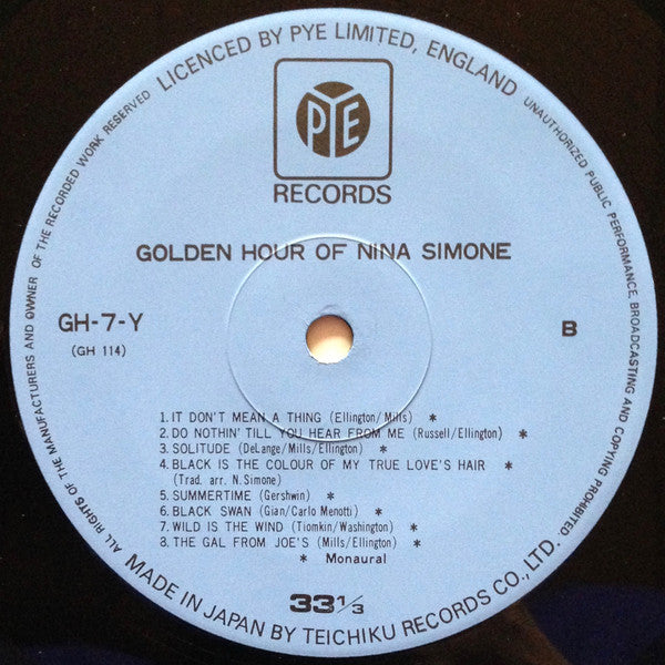 Golden Hour Of Nina Simone