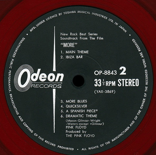 Soundtrack From The Film "More"