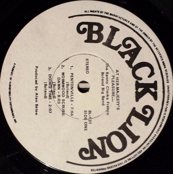 At Her Majesty's Pleasure....