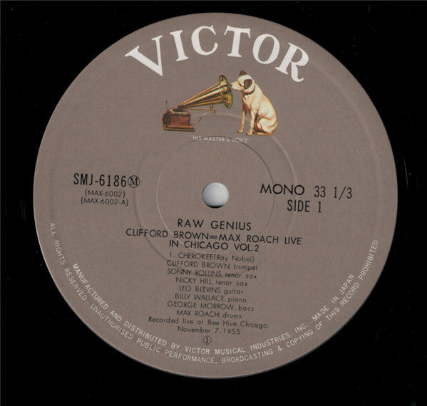 Raw Genius - Live At Bee Hive Chicago 1955 Vol 2