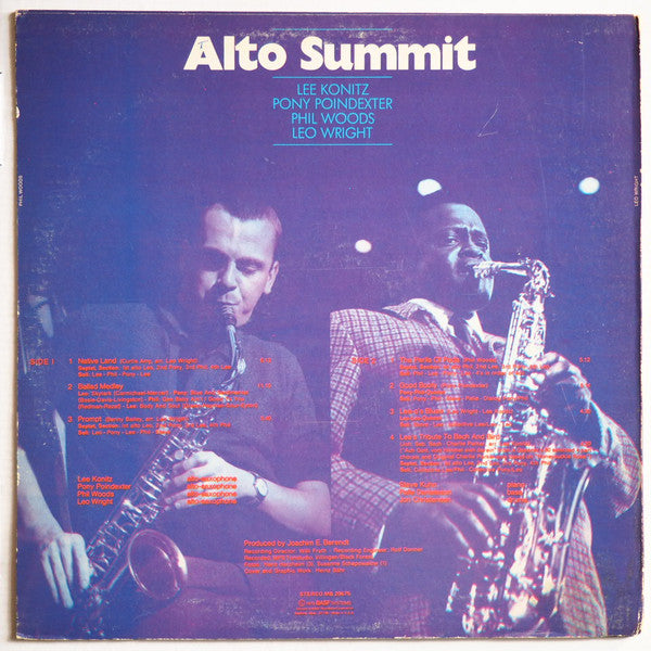 Release: Alto Summit-Vinyl-US-1973-MB 20675, MB 20675-4152393