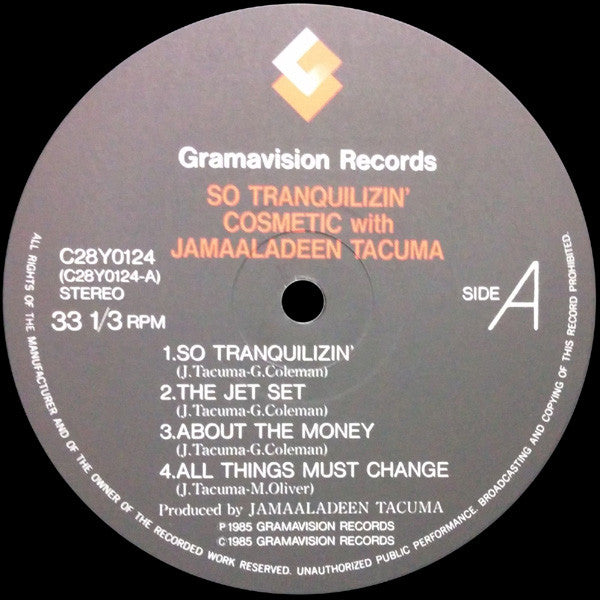 Release: So Tranquilizin'-Vinyl-Japan-1985-C28Y0124-7216535