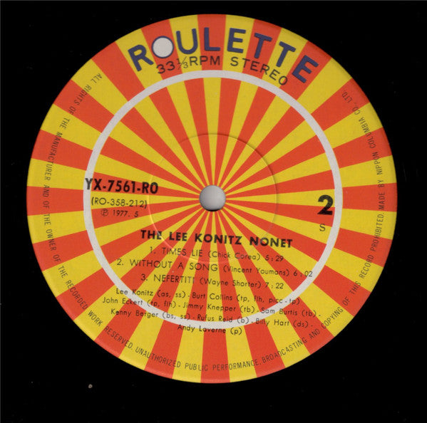 The Lee Konitz Nonet