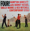 Hampton Hawes - Four! (LP, Album, Stereo) - Very Good Plus (VG+) / Very Good (VG)