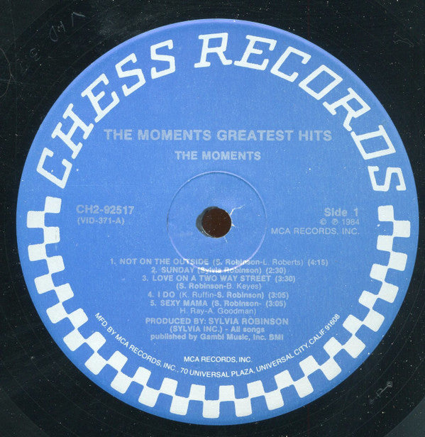 The Moments Greatest Hits