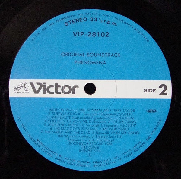 Phenomena (Original Soundtrack)