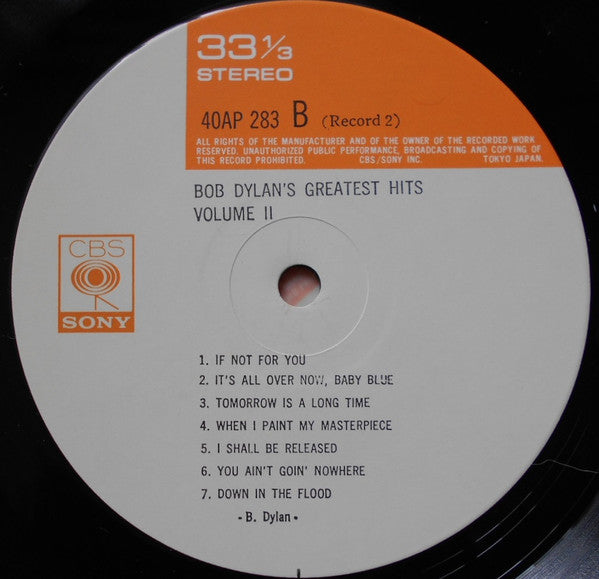 Bob Dylan's Greatest Hits Volume II