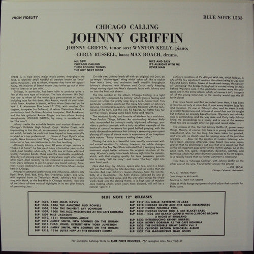 Introducing Johnny Griffin
