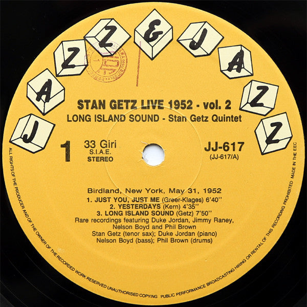 Live 1952, Volume 2: Long Island Sound