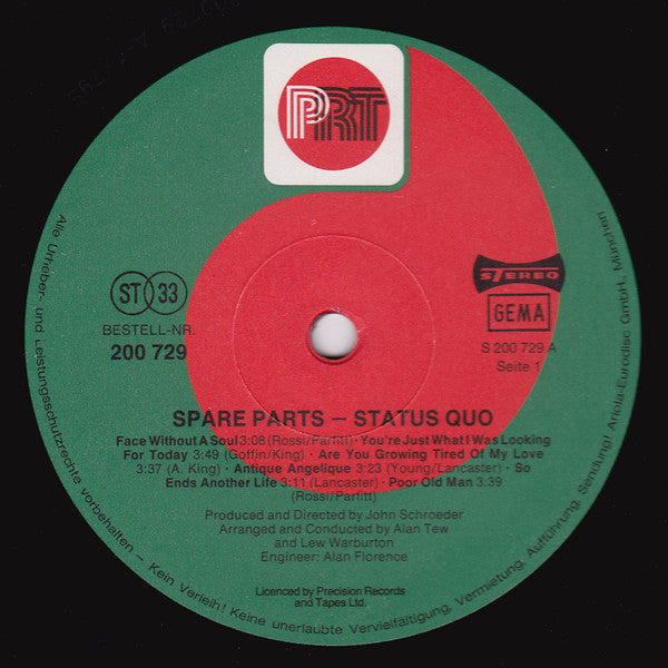 Master Release: Spare Parts by Status Quo