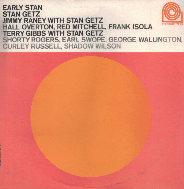 Master Release: Early Stan by Stan Getz