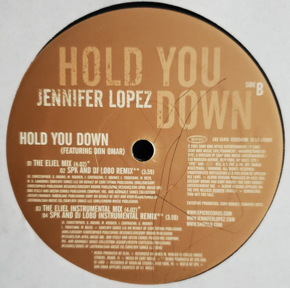 Release: Hold You Down-Vinyl-US-2005-55419-S1, EAS 55419-2103665