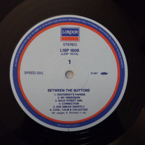 Release: Between The Buttons-Vinyl-Japan-1988-L18P-1806-3611746