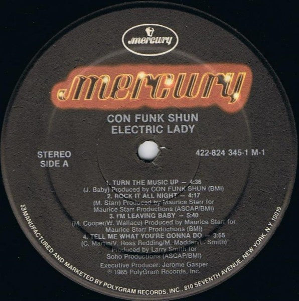 Release: Electric Lady-Vinyl-US-1985-824 345-1 M-1, 824 345-1-1323862