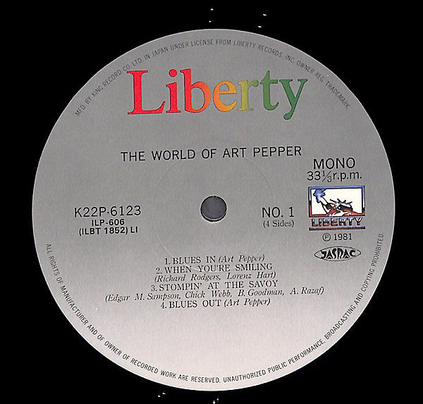 The World Of Art Pepper
