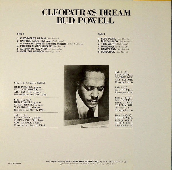 Release: Cleopatra's Dream-Vinyl-Japan-1982-K23P6723-7938286