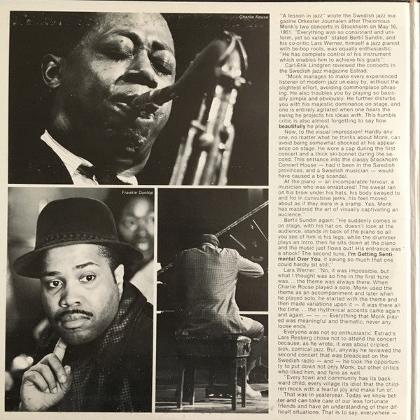 Live In Stockholm 1961