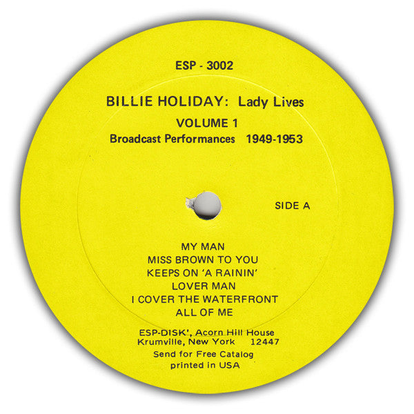 Lady Lives Volume 1: Broadcast Performances 1949-1953