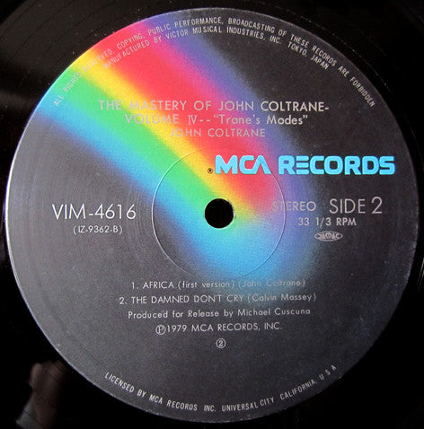 Trane's Modes