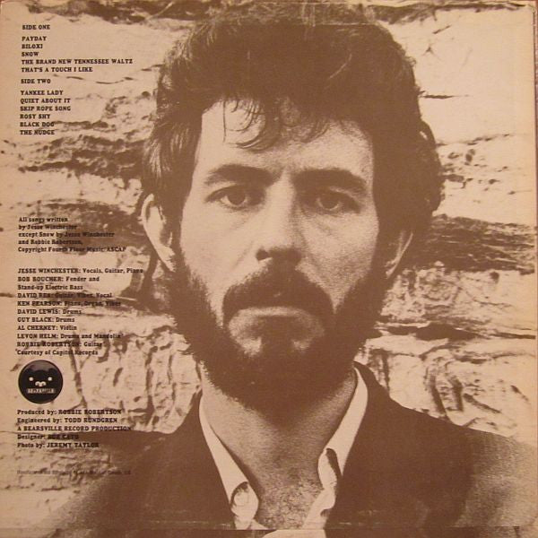 Release: Jesse Winchester-Vinyl-Canada-1976-BR 2045-2455681
