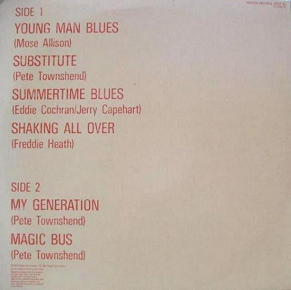 Release: Live At Leeds-Vinyl-UK-1983-SPELP 50-2125556