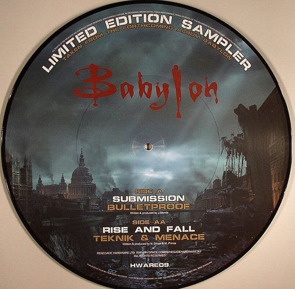 Release: Babylon (Limited Edition Sampler)-Vinyl-UK-2008-HWARE09-1389254