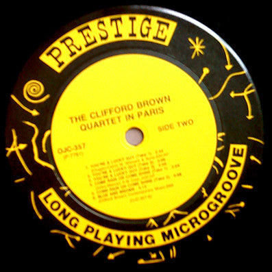 Release: The Clifford Brown Quartet In Paris-Vinyl-US-1989-OJC-357, P-7761-3377512