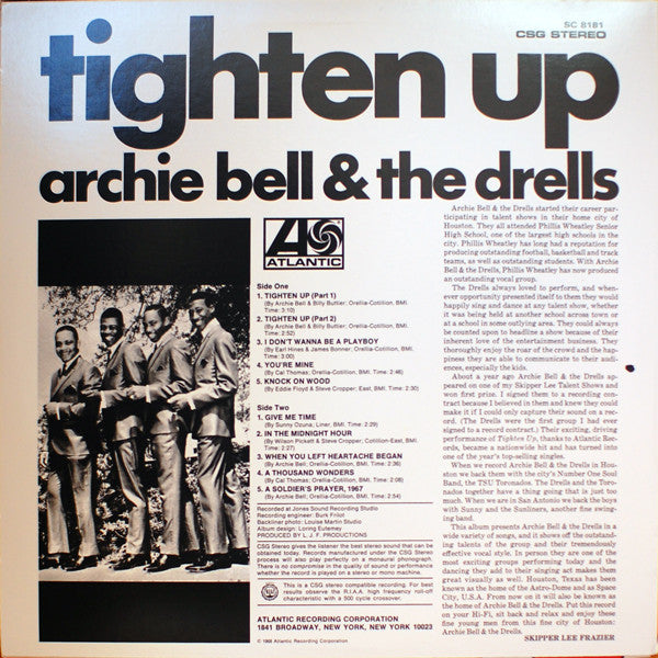 Release: Tighten Up-Vinyl-US-2002-SD 8181, SC 8181-1415490