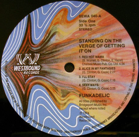 Release: Standing On The Verge Of Getting It On-Vinyl-Europe-1991-SEWA 040-1287094