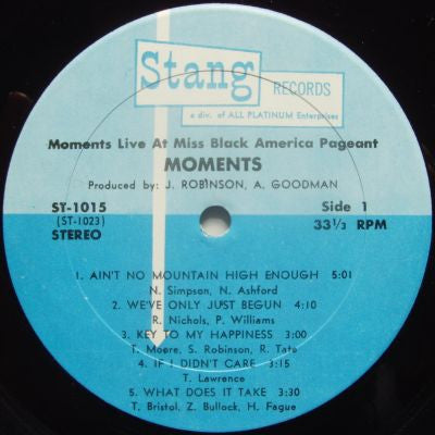 Live At The Miss Black America Pageant