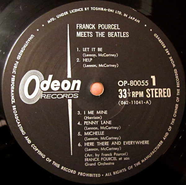Release: Franck Pourcel Meets The Beatles-Vinyl-Japan-1973-OP-80055-3150306