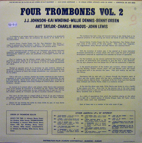 Four Trombones, Volume 2