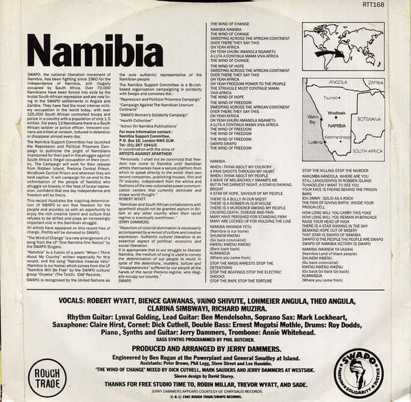 Master Release: The Wind Of Change cw Namibia by Robert Wyatt