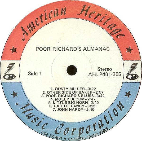 Master Release: Poor Richard's Almanac by Poor Richard's Almanac