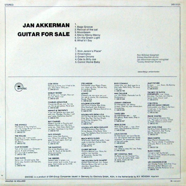 Master Release: Talent For Sale by Jan Akkerman