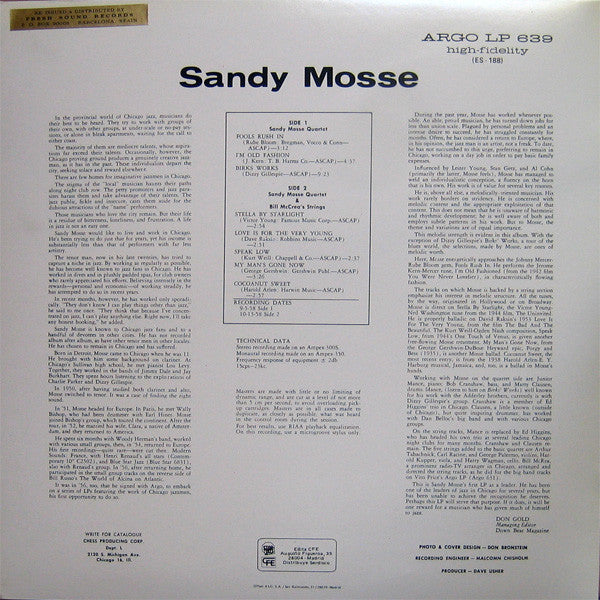 Relaxin' With Sandy Mosse