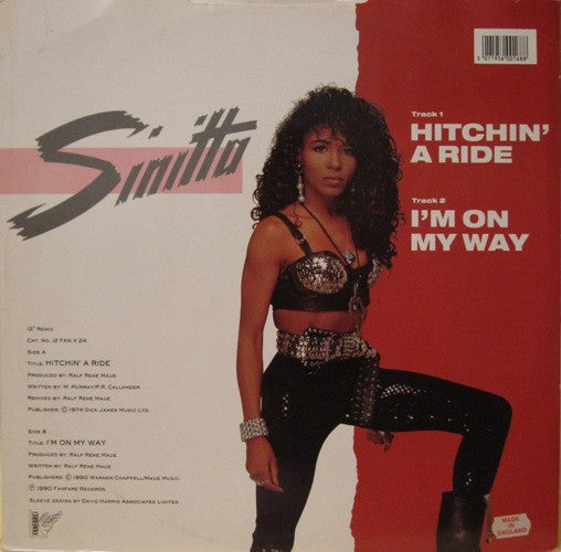 Master Release: Hitchin' A Ride by Sinitta