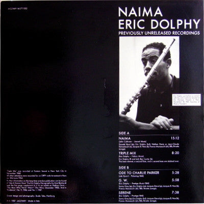 Master Release: Naima by Eric Dolphy
